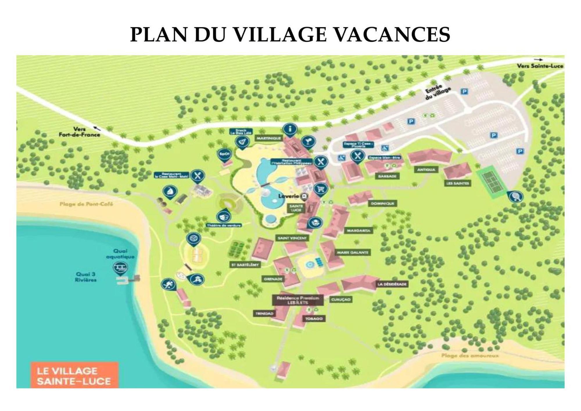 Dans Village Pierre & Vacances - 3 Pieces - Piscine, Plage - Vues Mer, Calme & Spacieux Sainte-Luce Extérieur photo